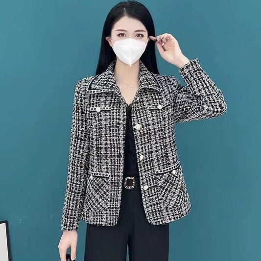 【Elegant Gift For Her】 Women's Houndstooth Print Blazer 🔥 Free Shipping🔥