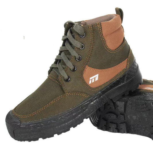 Men's All-Weather Durable Rubber Shoes - Your Safe and Steady Hiking Companion! 🥾🌟