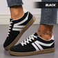 Casual Non-Slip PU Leather Sneakers for Women & Men