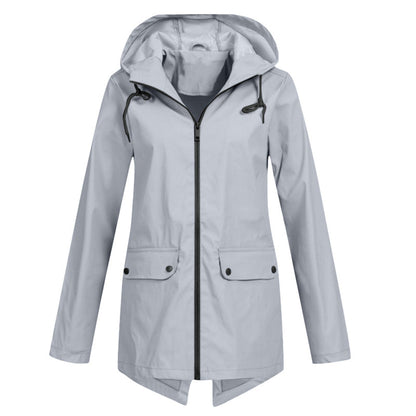 Soft Full Zipper Hooded Jacket with Pockets