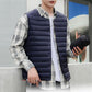 Men's Winter Warm Collarless Lightweight Vest