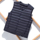 Men's Winter Warm Collarless Lightweight Vest