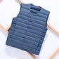 Men's Winter Warm Collarless Lightweight Vest